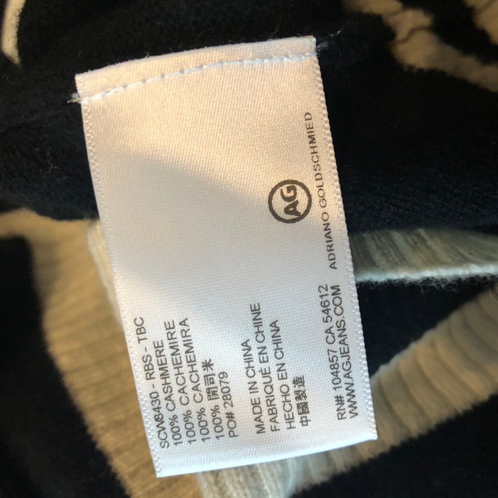 AG Adriano Goldschmied 100% Cashmere Finn Cardigan - Picture 8 of 8